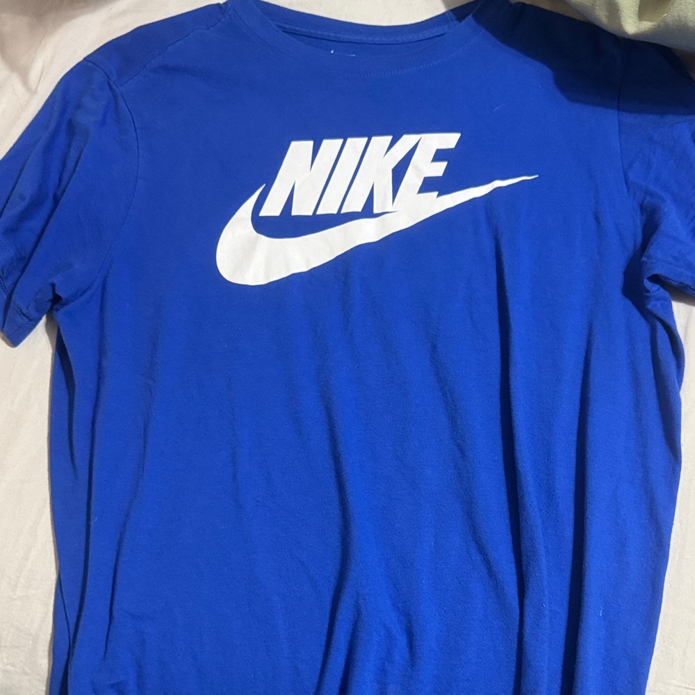Nike Royal Blue Tee with White Logo